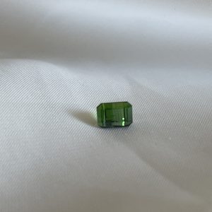 Natural Green Tourmaline-rectangular