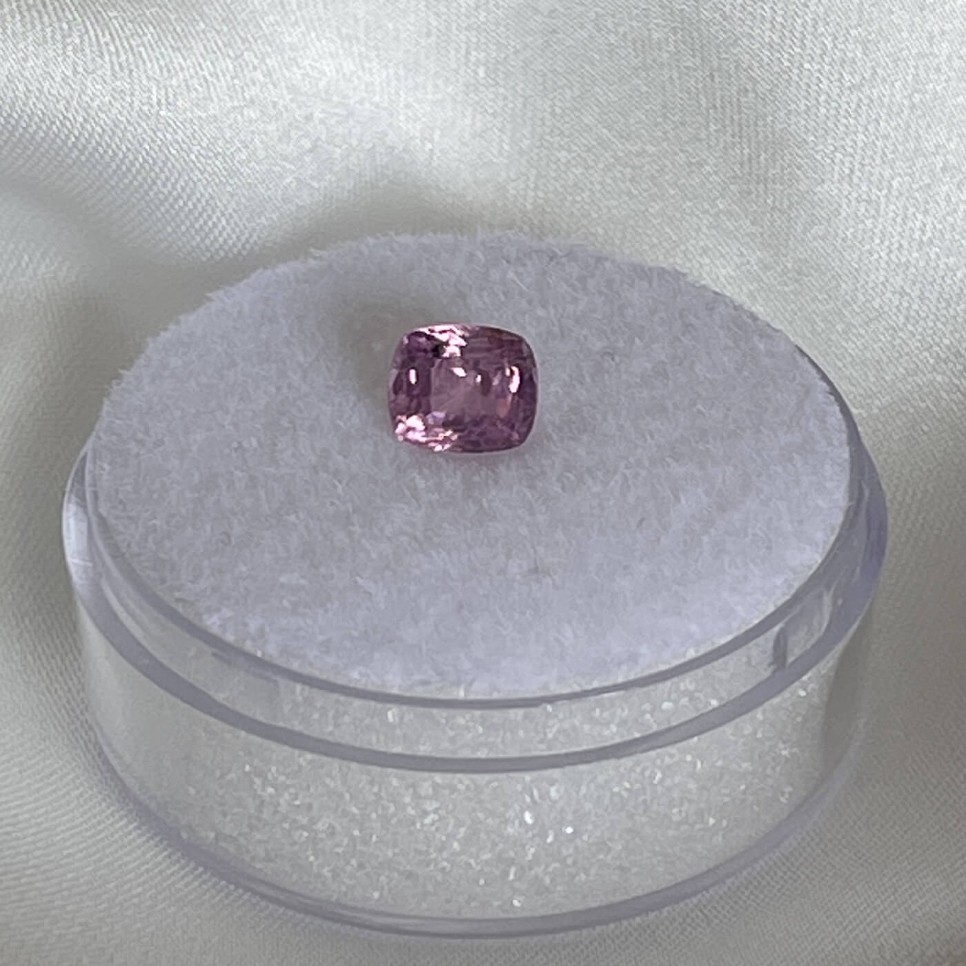 Natural Pink Sapphire- princess cut