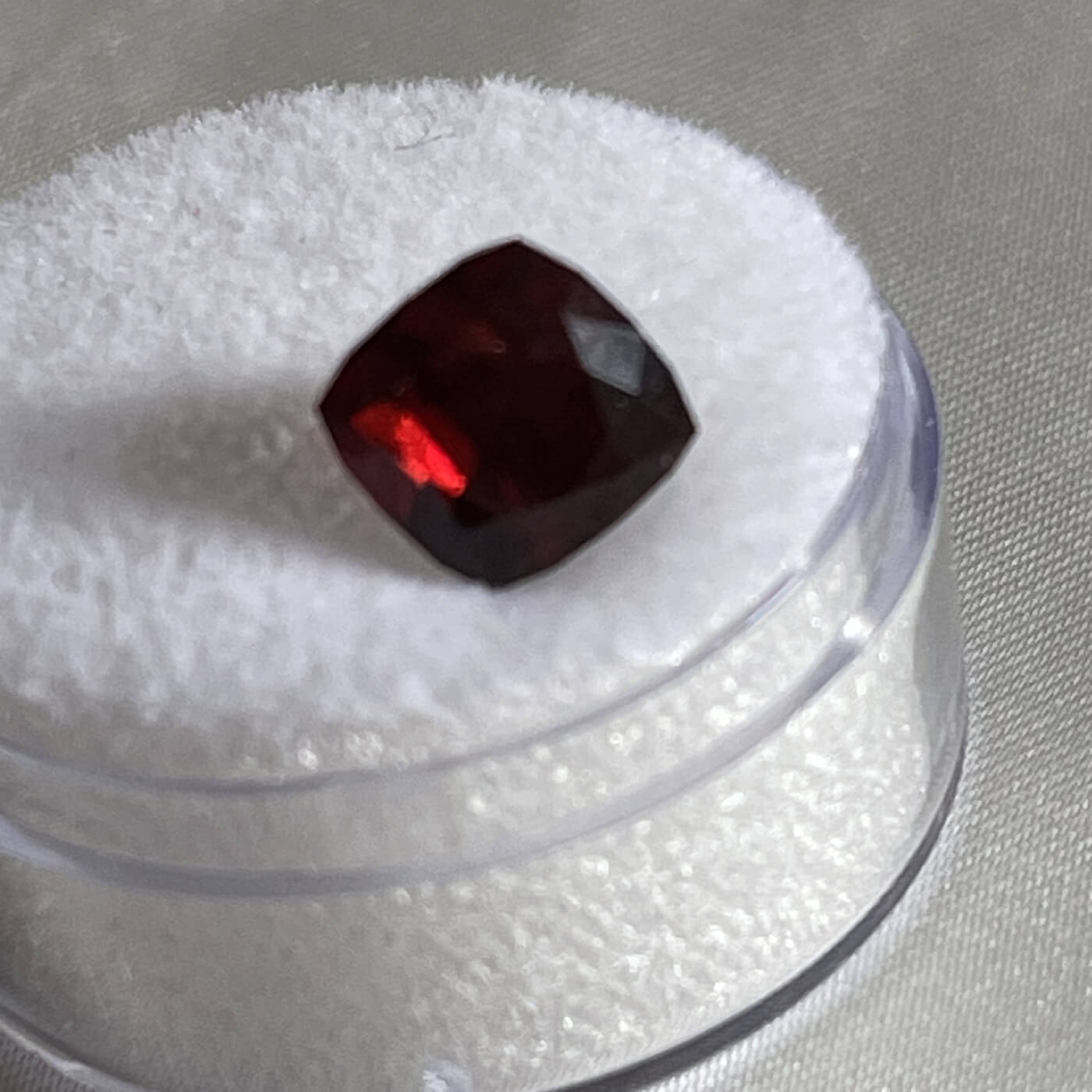 Natural Red Spinel-cushion cut